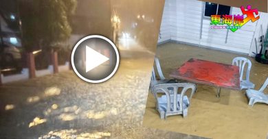 一句钟豪雨　文冬多处淹水
