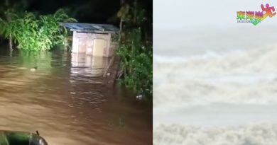 日里突发水灾 民众提高警惕