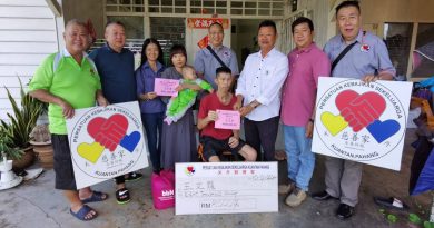 助精神病患王文龙    关丹慈善家移交9000令吉