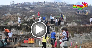文冬两广义山 凌晨开放  民众提早祭拜 避炎阳