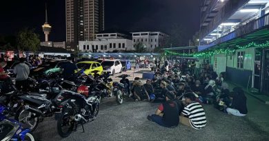 道路流氓行动　　关丹交警扣3男子
