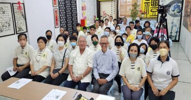 关丹圣贤教育中心大会   办教育讲座   素食结缘