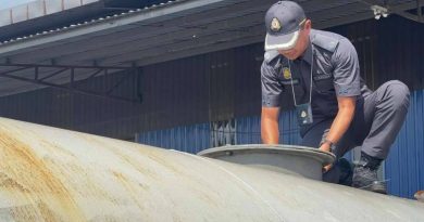 彭贸易成本局在钢铁加工厂    起获3888公升补贴柴油