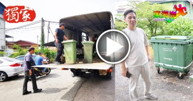 独家丨没白纸黑字  悄悄载走垃圾桶　商家埋怨