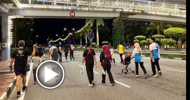 视频丨市厅首办 倡导减碳 关丹无车日  与民夜跑！