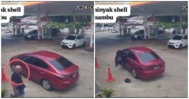 匪徒在油站造案 众目睽睽下抢车