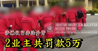 涉嫌收留非法外劳    2业主共罚款5万