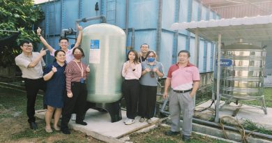 董事部斥资捐赠      关中设巨容量净水器