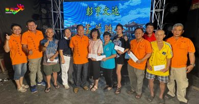 立卑文达盂兰胜会  捐11团体学校2万