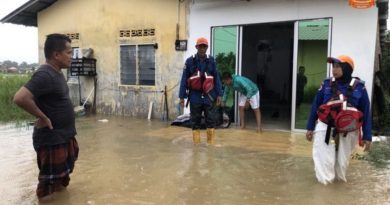 万捷县甘榜布迪23人受灾 丹首间疏散中心 开启