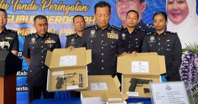 马兰警方破获贩毒案     起获2枪械   扣5人