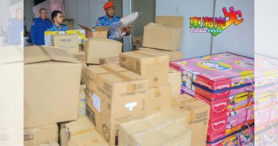 收集逾2公吨赈灾物资 彭民防部队协调分发
