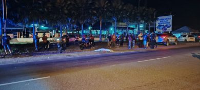 夜晚在路旁骑脚车 华裔老翁 被车撞毙