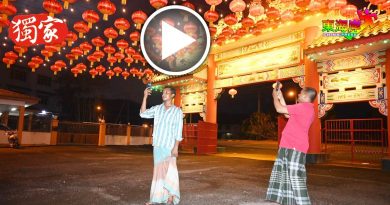 独家丨新年布景吸引游客打卡  文冬六壬宫 亮灯年味浓 　 　
