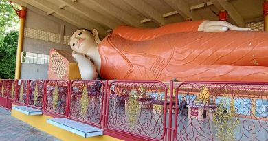 和尚居民清理水灾痕迹 道北县卧佛寺 恢复如初