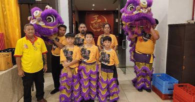 关丹法祖七兄弟庙醒狮队   新年出队采青