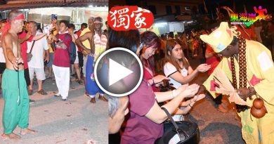 文冬旧玻璃口财神庙游神　华印裔乩童  齐跳乩