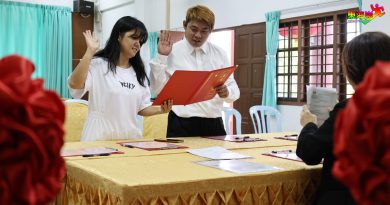 彭佛教会集体注册仪式    9对新人 元宵节 婚了