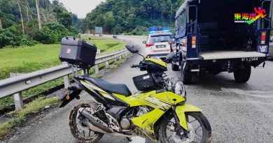 加叻大道轿车失控酿祸 　摩哆骑士闪避不及　撞栏身亡