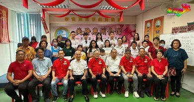 关丹惠州会馆改选      李锦贤蝉联会长一职