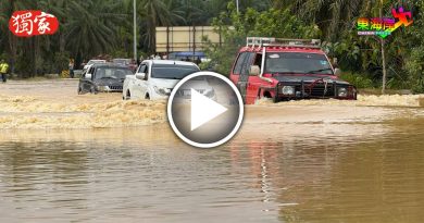独家丨文积往直凉要道淹水　阿米沙到场指挥救援