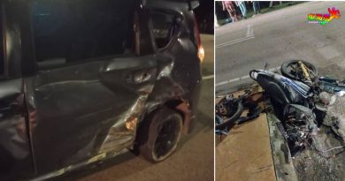 轿车右转    摩哆闪避不及 骑士亡