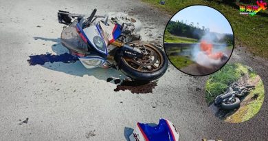 视频 | 加叻大道3重型摩哆事故  文冬警方开档调查吁民众协助