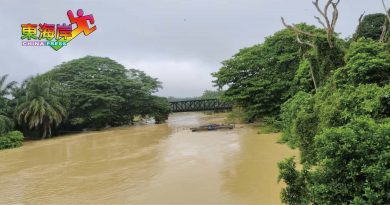 直凉河上游溢出路面 若续恶化恐中断通行