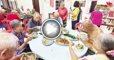 每年例行关怀弱势　中国报请长者吃晚饭
