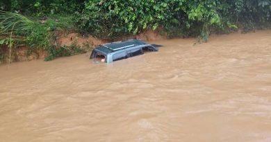 雨中渡河遇险 华男连人带车遭冲走