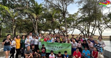 关丹海南会馆环保意识日   90会员 清理士拔海滩