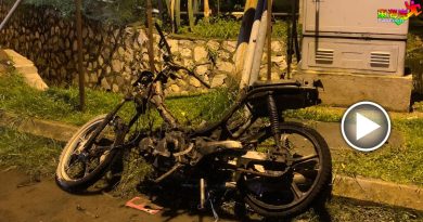 视频 | 加叻惊魂夜 摩哆启动时突起火　烧成废铁