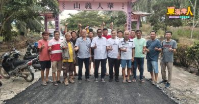 金马扬州议员巡视义山工程   肯定慈善社推动社区发展贡献