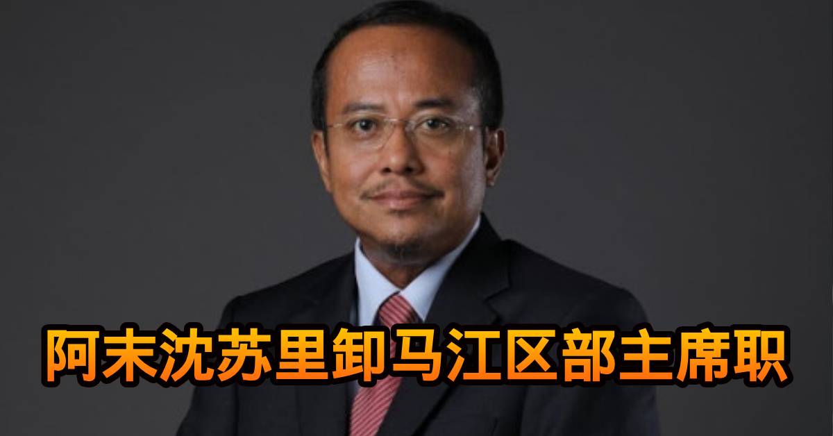 阿末沈苏里卸马江区部主席职