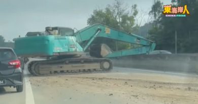 从拖格罗厘掉下 神手挡路  加叻大道又塞车