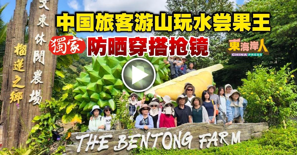 独家丨 中国旅客游山玩水尝榴梿  文冬酷热 人气仍旺