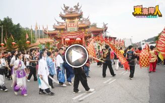 文冬百年广福庙游神  融入多项文化表演