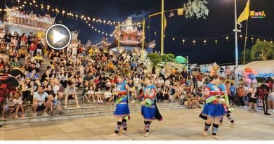 视频 | 关丹斗母宫庆宝诞    电音三太子 舞者  献艺贺