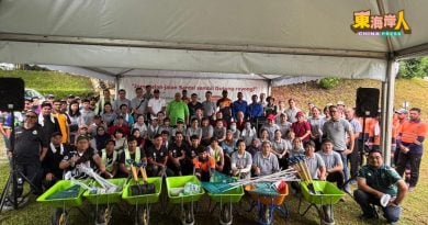 文冬卫生我来守 120志工暹猛路大扫除