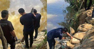 防范哥乐河跨境犯罪 丹警拆2非法渡头